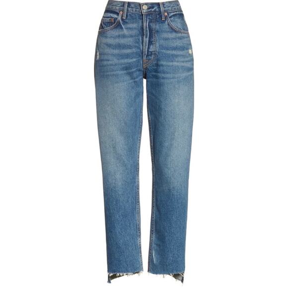 GRLFRND Helena Rigid High Waist Straight Jeans in Close to You, Size 31 - Picture 7 of 15